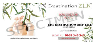 bon cadeau une destination orientale 1h30mn