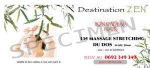 Bon cadeau Massage Stretching du Dos