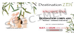 Bon Cadeau Destination Corps ADOLESCENT