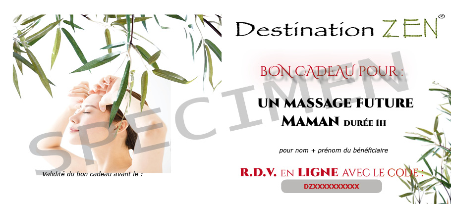 bon cadeau Massage Future Maman